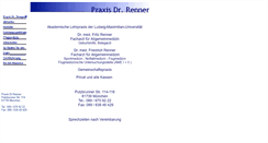 Desktop Screenshot of dr-renner.com